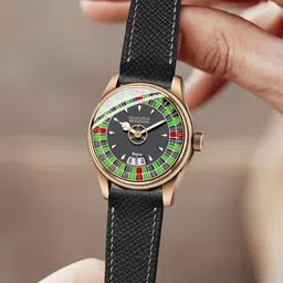 DOUBLERUN Men Dial & Leather Straps Analogue Multi Function Watch H05N12011 image 4
