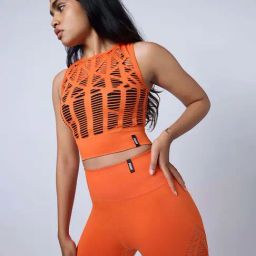 Feier TANGERINE Solid Tank Top-image-23