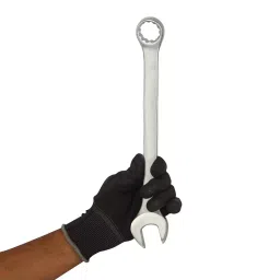 Mansarovar 14 mm Chrome Vanadium Steel Combination Open & Ring End Spanner, No.14-E image 5