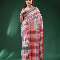Ruuprekha Woven Design Pure Cotton Khadi Saree-image-74