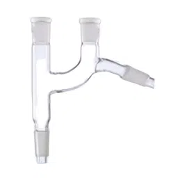 Biohall 14/23 Socket Size Claisen Heads Adapter Sloping with 2X B14 Socket, BLS.I.247-0