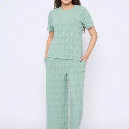 Camey Women Printed Night suit-picture-35