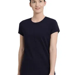 Enamor Navy Cotton T-Shirt-picture-11