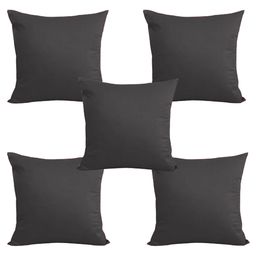 Angel Mommy Superb Bouncing & Jumping Microfiber Cushions Filler Set Of 5 Standard Size - Grey-image-83