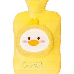 FunBlast Cartoon Design Hot Water Bag with Soft Cover 1000 ml - Yellow-image-44