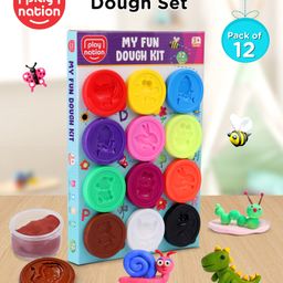 Play Nation Dough Set Pack of 12 - 300 g-20