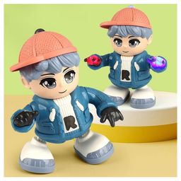 Azhari Funny Dance Boy Electronic Toy Musical Singing Walking Glowing Toy-17