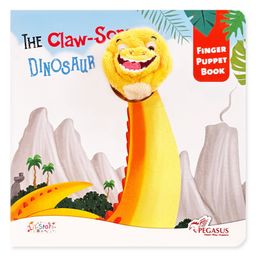 Finger Puppet Board Book - The Claw-Some Dinosaur-1