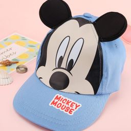 Babyoye Disney 100% Cotton Summer Cap With Mickey Mouse Family Graphics Light Blue - Circumference 54 cm-image-80