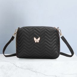 Fargo Women Leatherette Sling Bag - Black-image-86