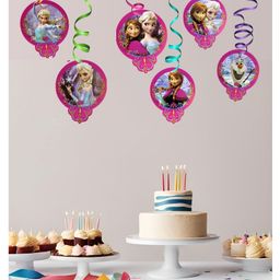 Funcart Frozen Theme Swirl Decoration Multicolor - Pack of 6-image-88