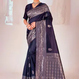 Moda Rapido Ethnic Motifs Zari Silk Cotton Kanjeevaram Saree-picture-44