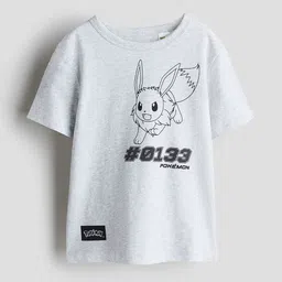 H&M Printed Cotton T-shirt-image-12