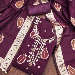 SAINOOR Semi-Stitched Dress Material-image-37