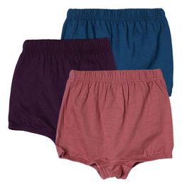 BLOSSOM Infant Girls Pack Of 3 Assorted Boy Shorts Briefs-8