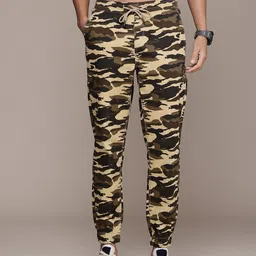 Roadster Men Camouflage Printed Joggers-image-69