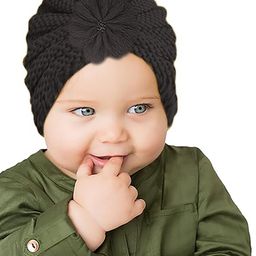 SYGA Kids Woollen Flower Knitted Beanie-image-27