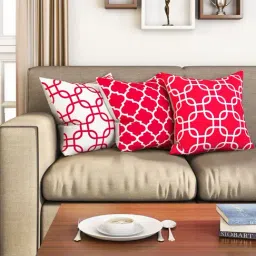 SEJ by Nisha Gupta Pink & White Cushion Covers - Set of 3-25