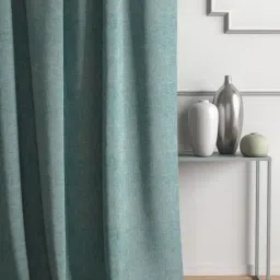 DDECOR Live Beautiful Blue Readymade 7 Ft. Door Curtain - Set of 1-image-31