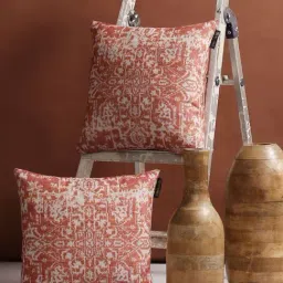 Romee Multicolor Polyester Cushion Covers (40 x 40 cm) - Set of 2-image-16