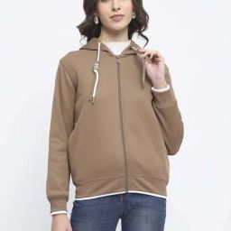 MADAME Brown Solid Jacket-picture-12