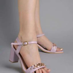 Shoetopia Kids Mauve Ankle Strap Sandals-image-45
