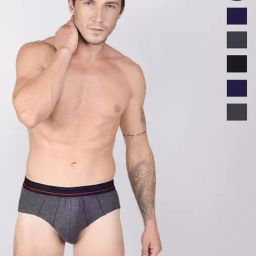 Vip Assorted Cotton Skinny Fit Briefs - Pack Of 5-100