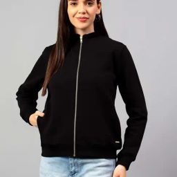 Cantabil Black Regular Fit Sweater-image-37