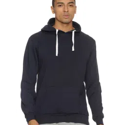 Campus Sutra Navy Hooded Sweatshirt-picture-39