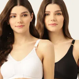 Lady Lyka Multicolor Non Wired Non Padded T-Shirt Bra (Pack Of 2)-image-75