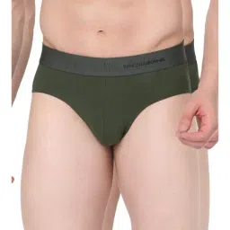 UnderJeans by Spykar Olive Briefs - Pack of 2-picture-11