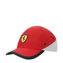 Puma Ferrari SPTWR Race Red & White Color Block Baseball Cap-25