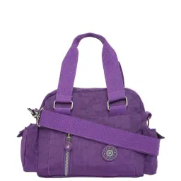 Baomi Purple Solid Medium Handbag-23