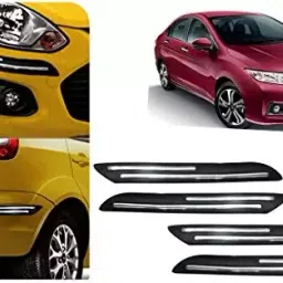 Auto Pearl Car Double Chrome Linning Bumper Corner Moulding for City Idtec 2016-13