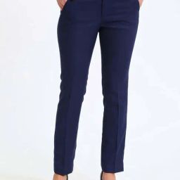 SALT Attire Navy Blue Formal Trouser-image-27