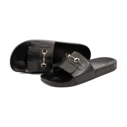Griffin Men's Black Slides image 4