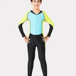 Little Surprise Box Unisex Yellow Comfort Fit Printed Swimsuit-image-23