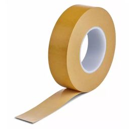 Hi-Bond Brown Double Sided Cloth Tape 0.15 mm Thick 16 N/25 mm 18 N/25 mm 22 N/25 mm 19x50m, HB 356 19mmx50m-picture-0