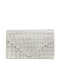 Call It Spring Silver Polyester Envelope Clutch-2