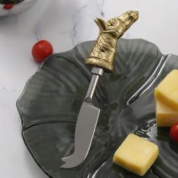 Troveas Gold Aluminium Equi Edge Cheese Knife-11
