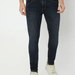 Spykar Men Slim Fit Mid Rise Cotton Stretch Casual Jeans-picture-30
