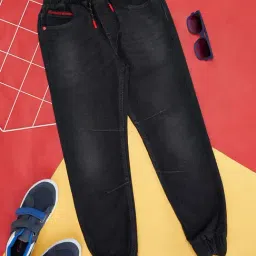 Pantaloons Junior Grey Solid Jeans-picture-45