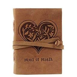 SWISS HORN Heart Embossed Leather Diary-image-93