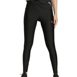 Puma Black Solid Tights-image-8