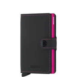 SECRID Black & Fuchsia Matte Miniwallet-image-37