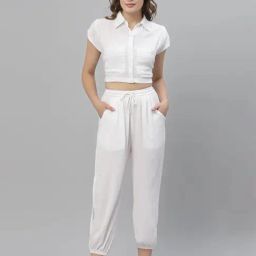 KASSUALLY White Shirt With Trousers-image-59