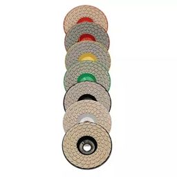 Sarrah 100 mm (4 Inch) 5 Grit Diamond Polishing Pad (Pack of 5 Pcs) image 2