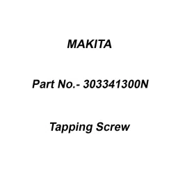 Makita Tapping Screw Size 4.5x16 for HTR4901, Part No 303341300N-42