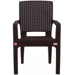 AVRO Platinum Rattan Chair Brown 578x880x515 mm (Pack of 4)-image-6