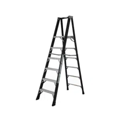 Liberti 6 Steps FRP Hulk Twin Step Platform Ladder 1.83 m (6 Ft) Height, 170 Kg Load Capacity), P5406-11